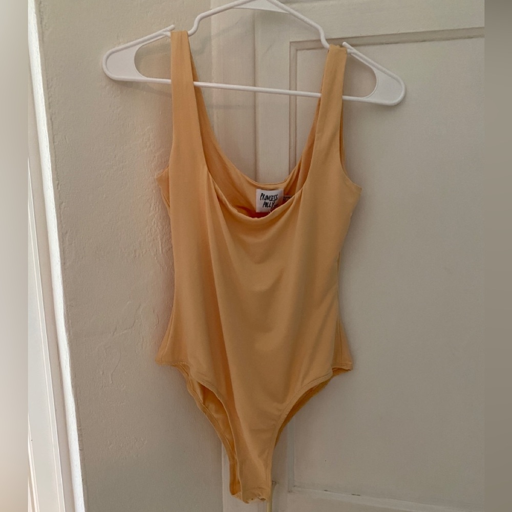 Princess Polly Yellow/Nude Bodysuit